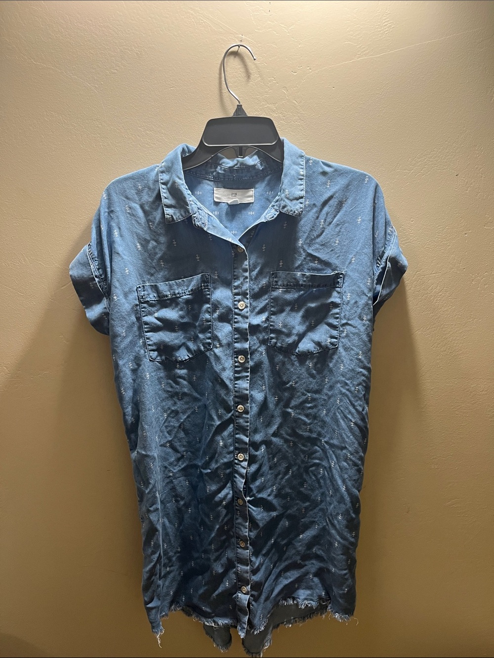 Thread & Supply Denim Midi Shirt Dress - Blue